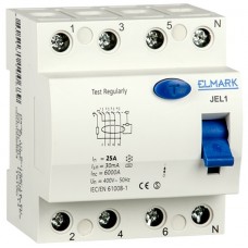 Ρελέ διαρροής 4P 10A 30mA RCD-JEL1 Type-AC 40410